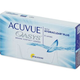 Упаковка двотижневих лінз Acuvue Oasys with Hydraclear Plus (6 шт)